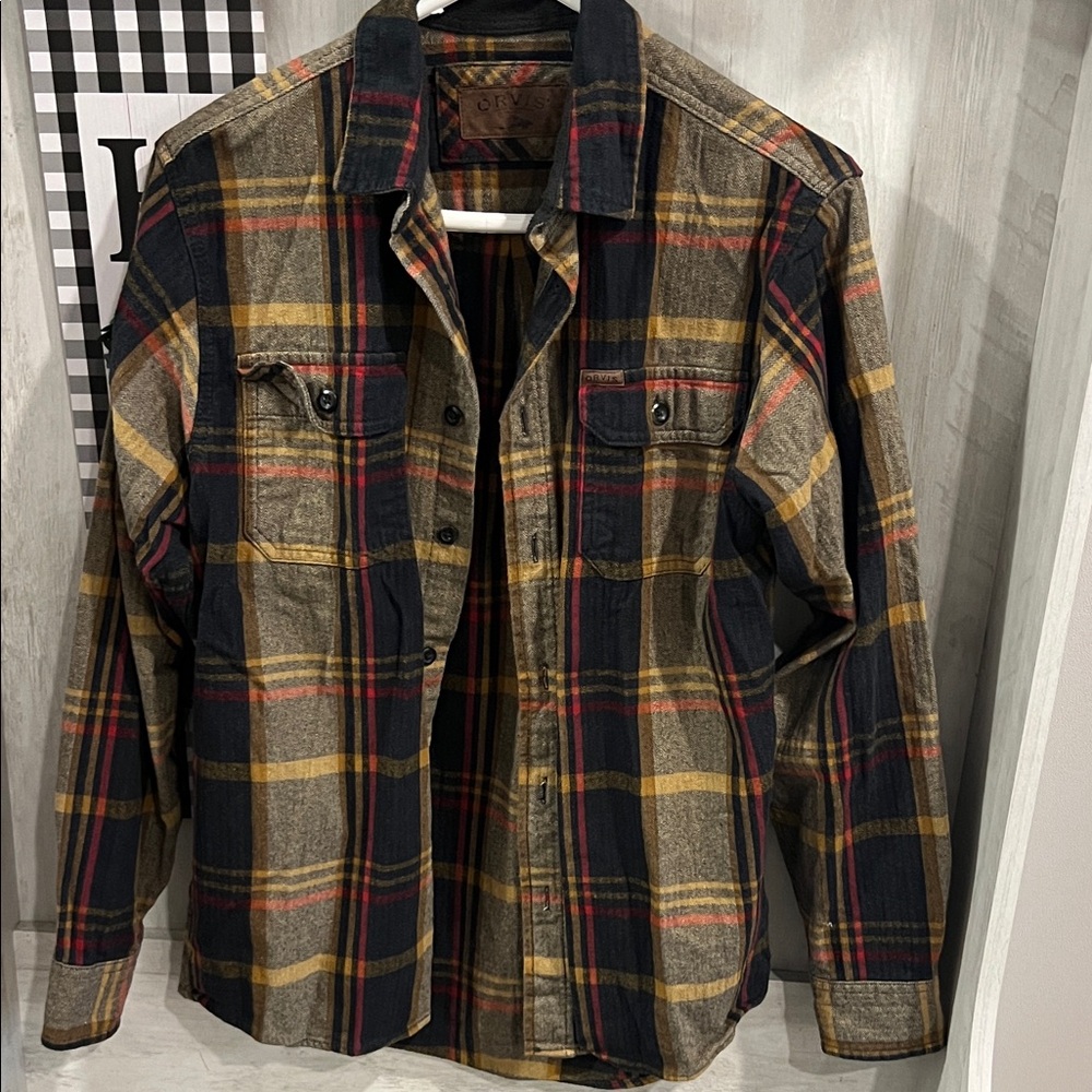 Orvis Plaid Jacket - Black, Red, Yellow
